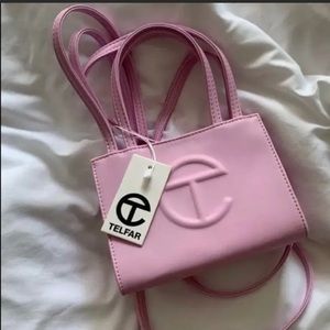 PINK BUBBLEGUM TELFAR BAG